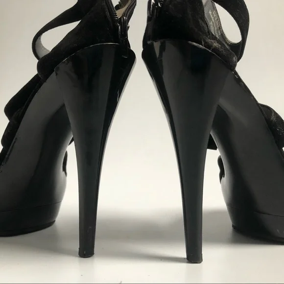 Natasha strapped Sexy High Stiletto Heel Platform Open Toe Sandals - Picture 7 of 9